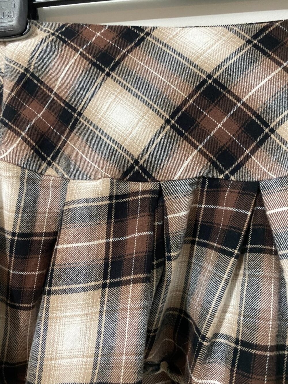 Y2K Style Micro Mini Skirt Plaid Preppy Fall Academia 90s Coquette Tartan Grunge - Picture 3 of 9